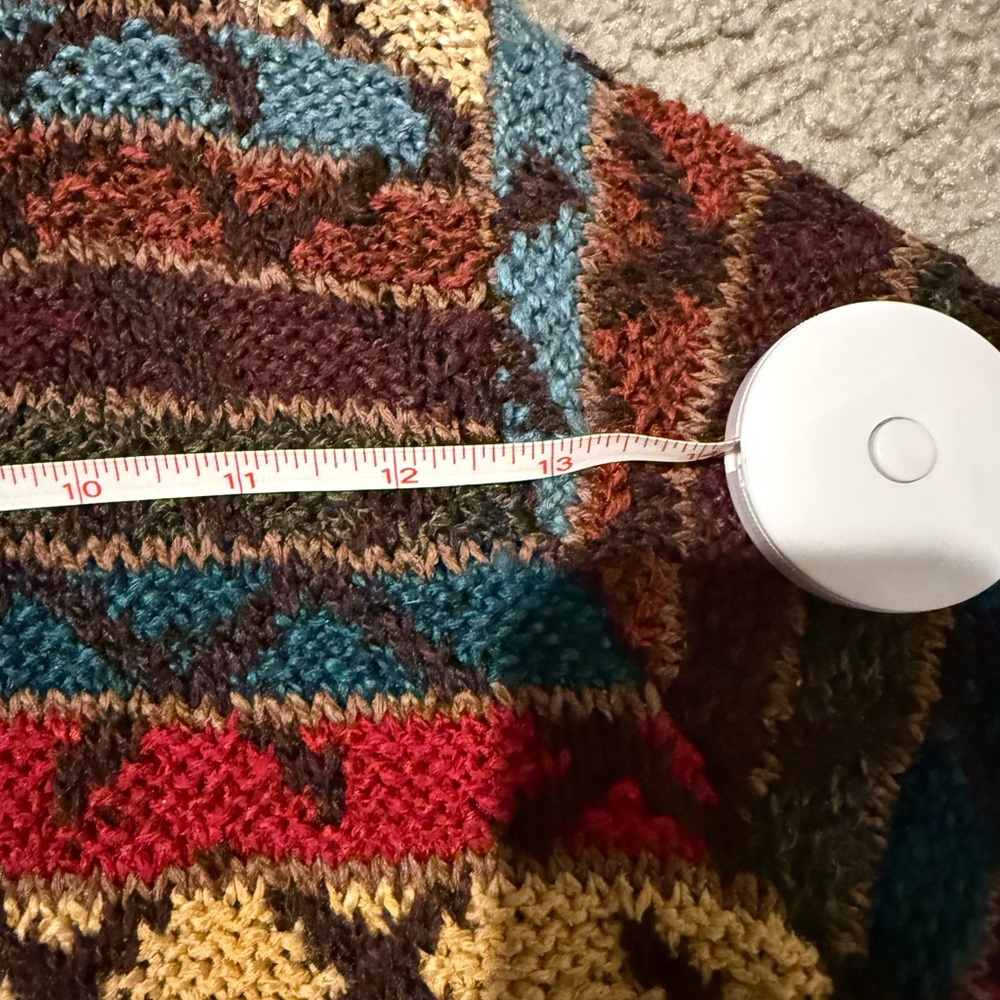 David Brooks Colorful Hand Knitted Cardigan - Picture 6 of 8